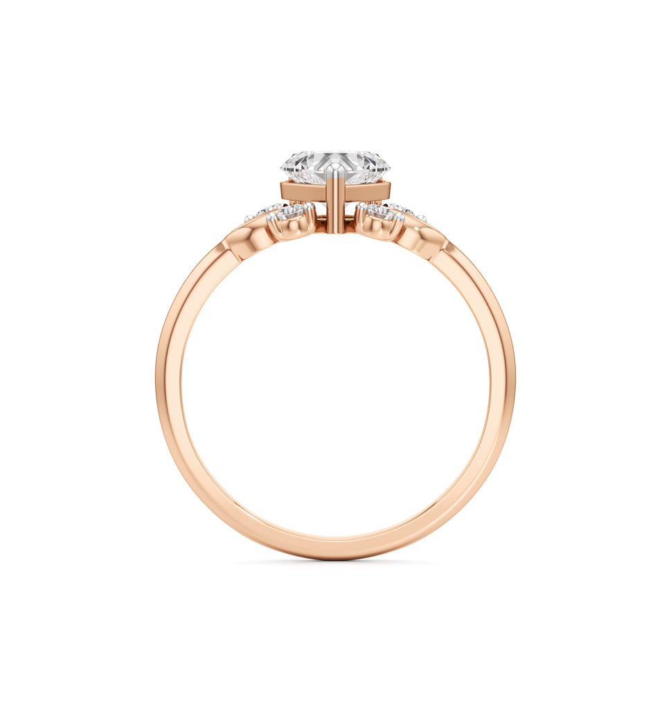 Sweetheart Blossom Diamond Ring