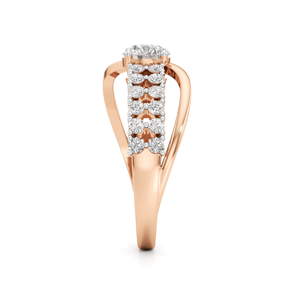 Lighttrace Diamond Cluster Ring