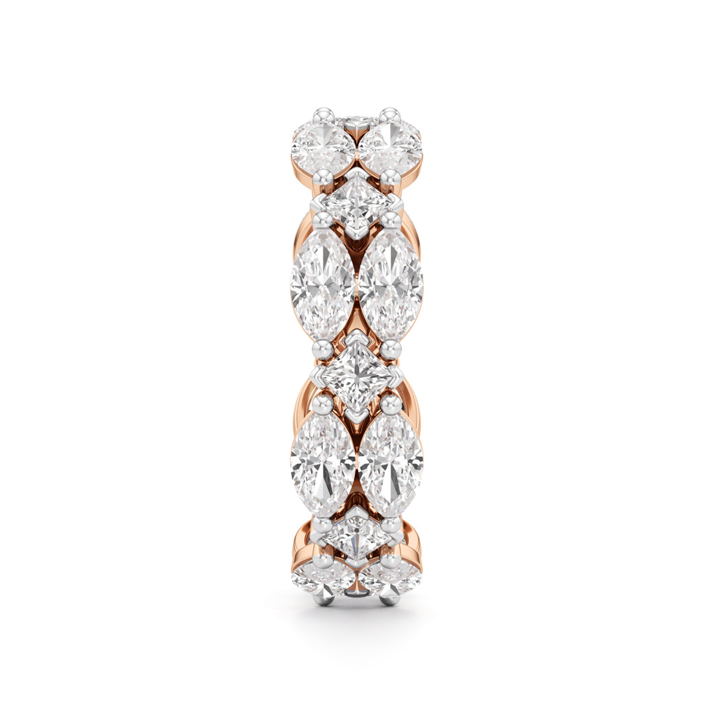 Marquise & Princess Cut Diamond Shinelink Band