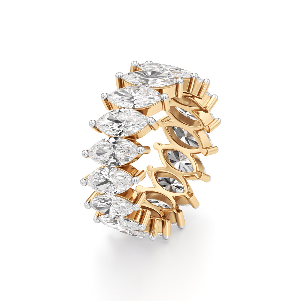 Marquise Diamond Eternity Band
