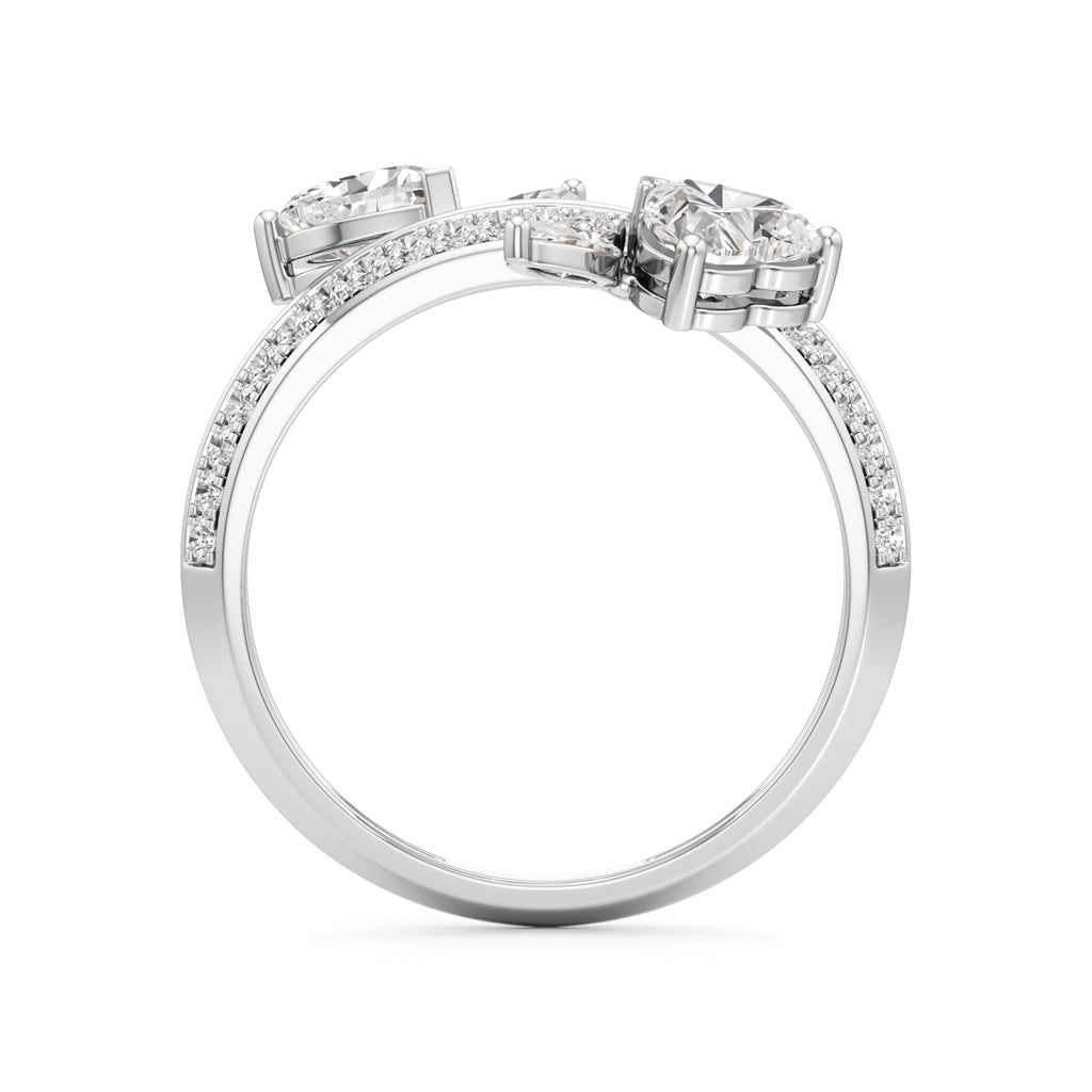 Ethereal Blossom Diamond Cluster Ring