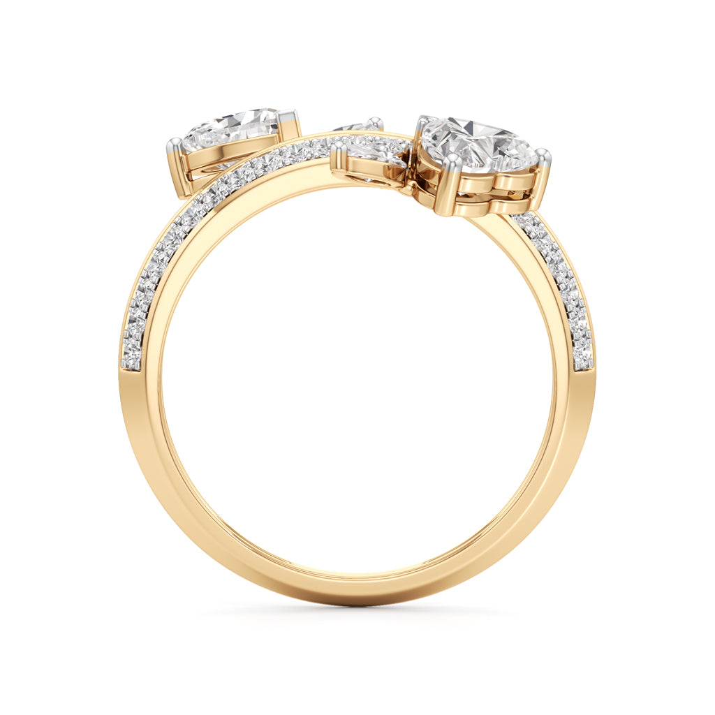 Ethereal Blossom Diamond Cluster Ring