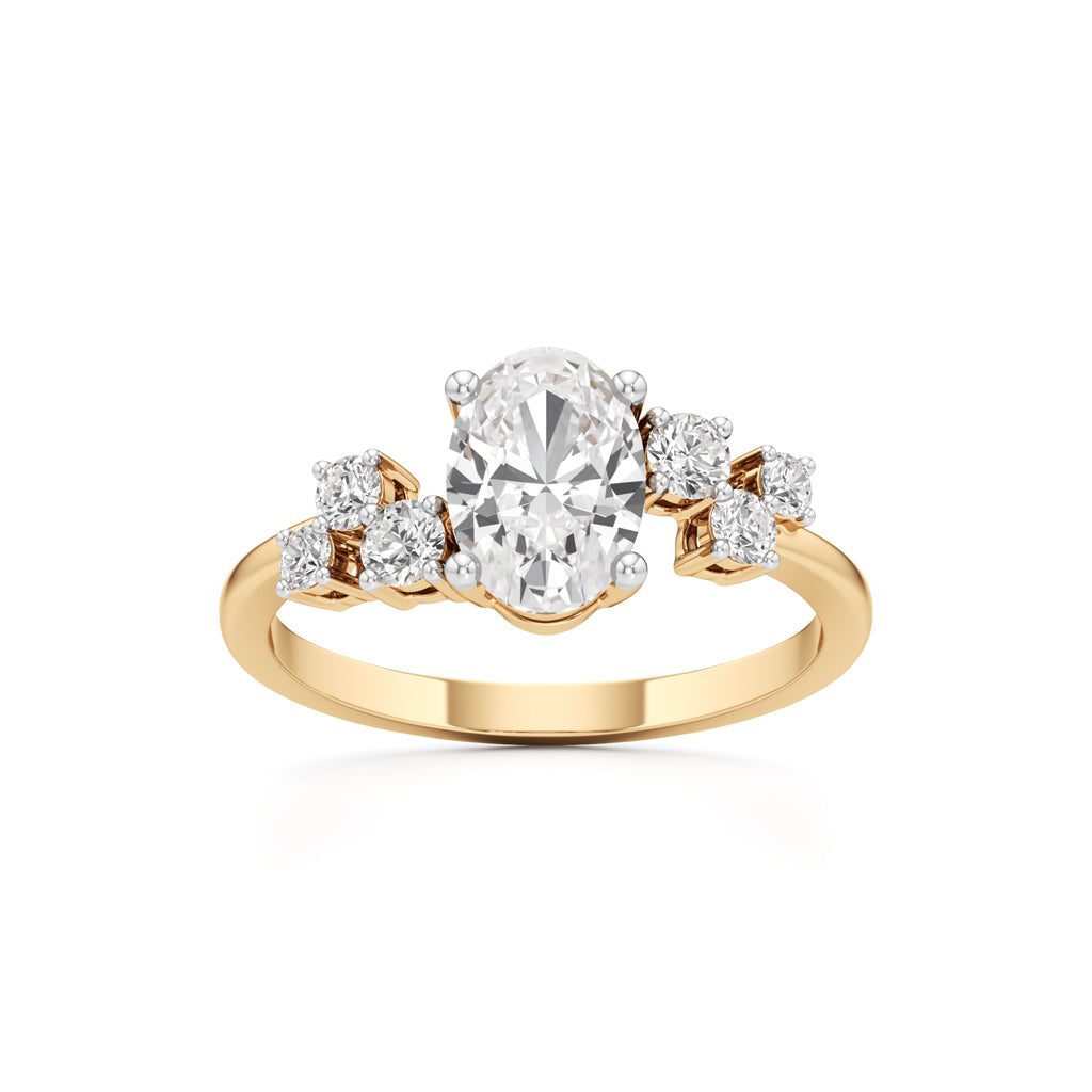 Eternal Radiance Oval Diamond Ring