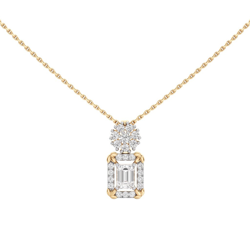 Valencia Halo Style Fancy Pendant