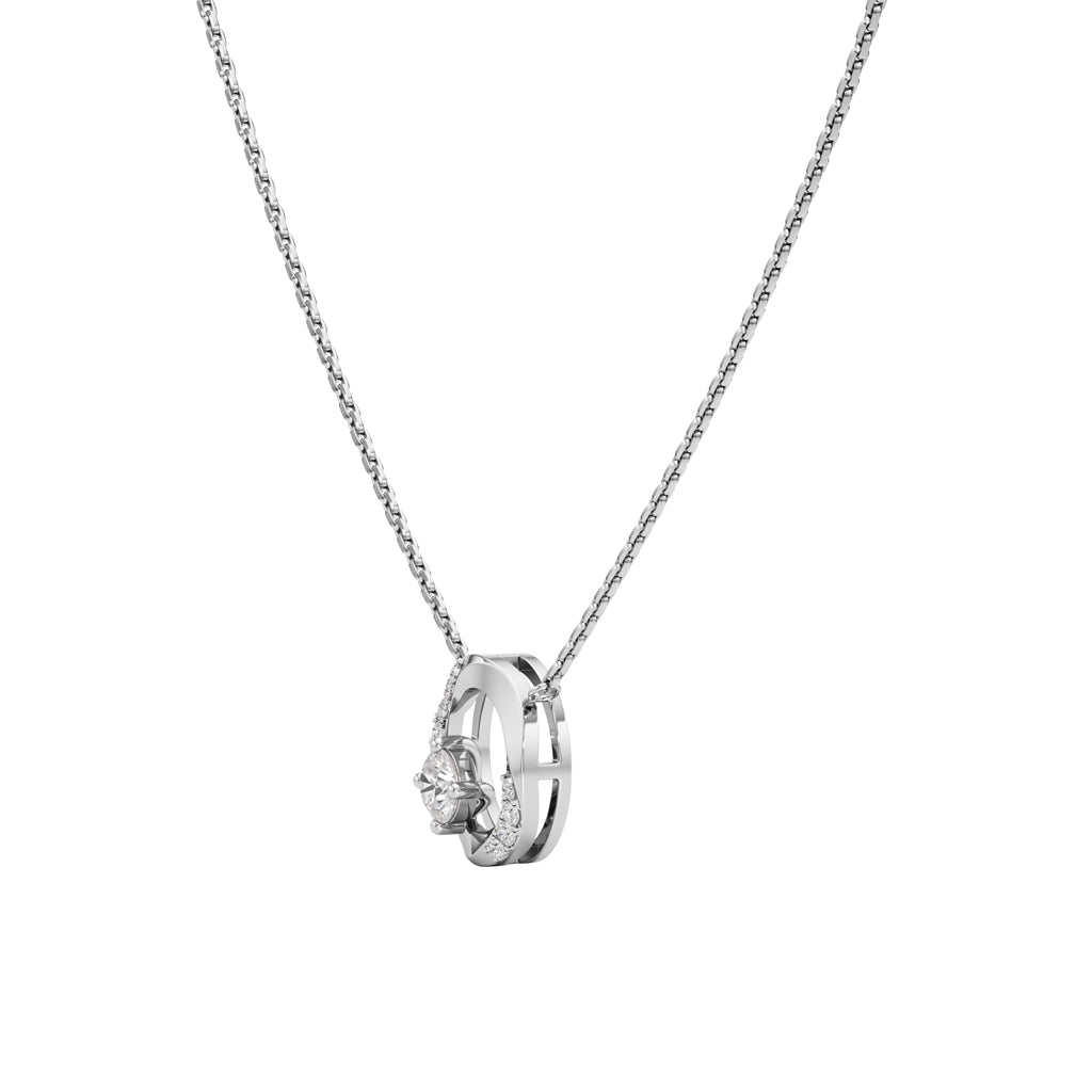 0.25Ct Round Shape Delicate Pendants