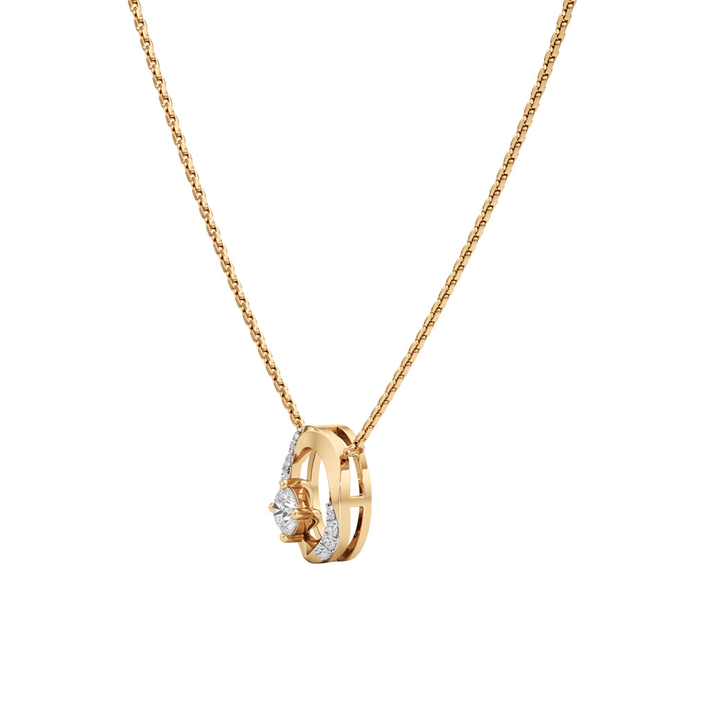 0.25Ct Round Shape Delicate Pendants