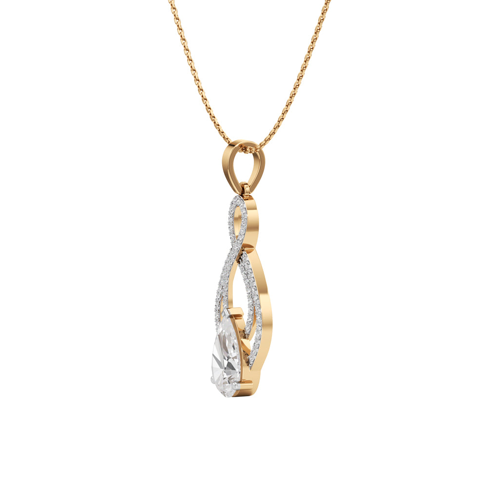 2.75Ct Round Shape,Fancy Pendants