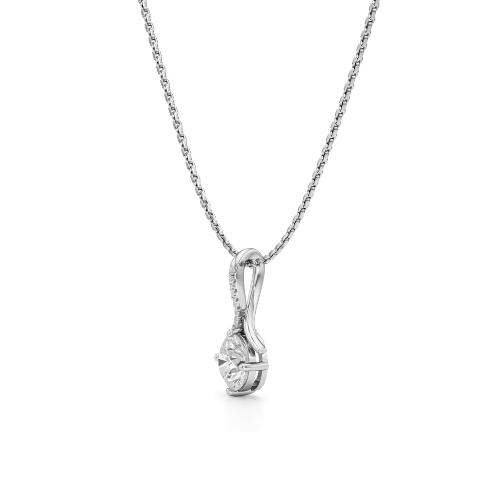 1.50 Ct Fancy Glimmer Pendant