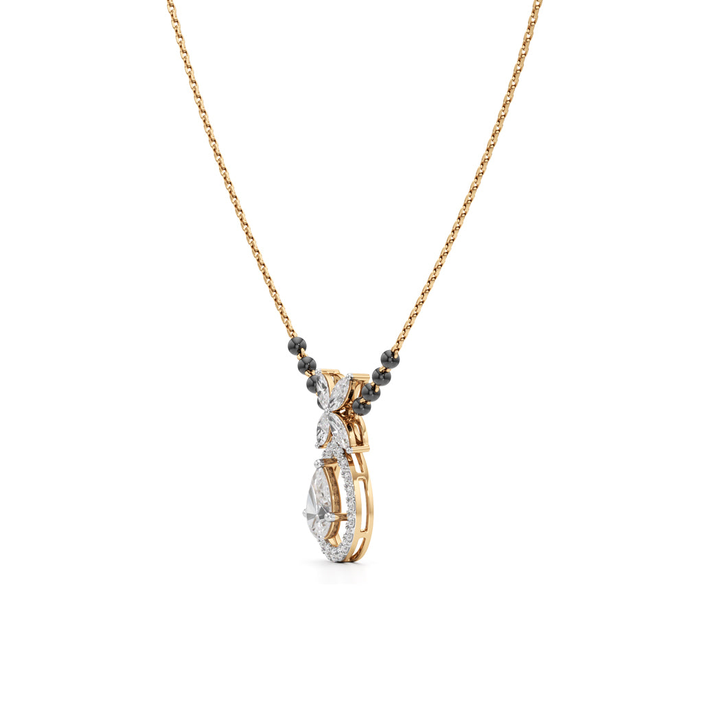 Noir Blossom Mangalsutra