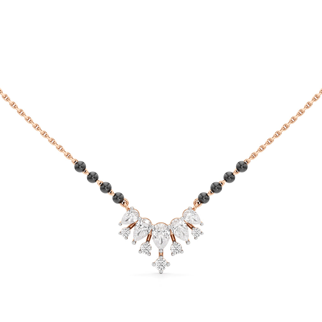 Vireya Diamond Cluster Mangalsutra
