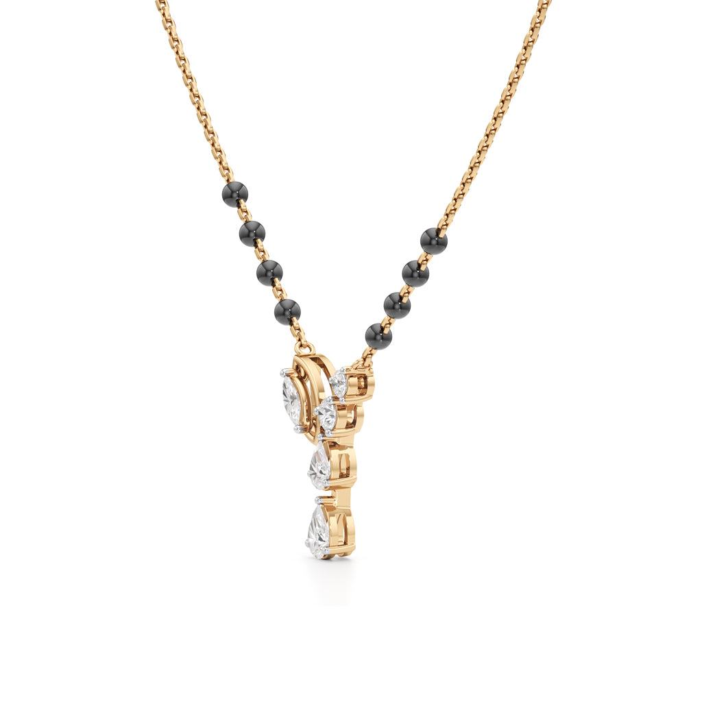 Elan Drop Diamond Mangalsutra