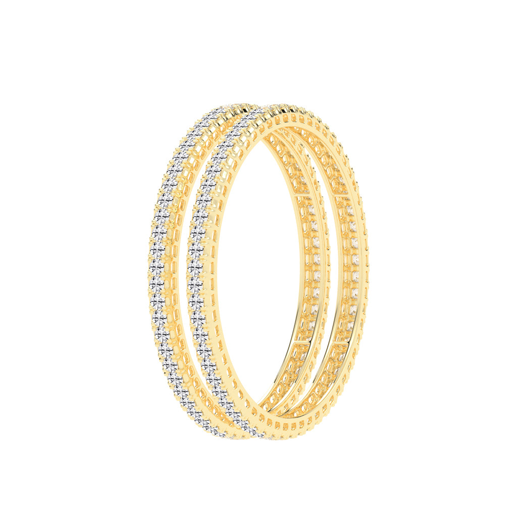 Celeste Diamond-Embellished Bangles