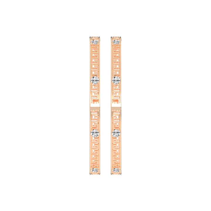 Athena Greek Key Diamond Bangle