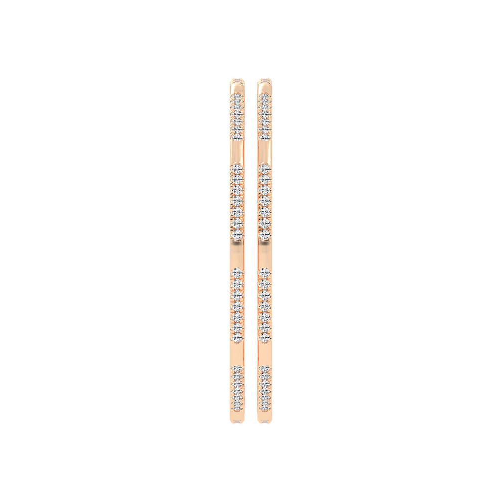 Contemporary Dual-Row Sparkling Bangle
