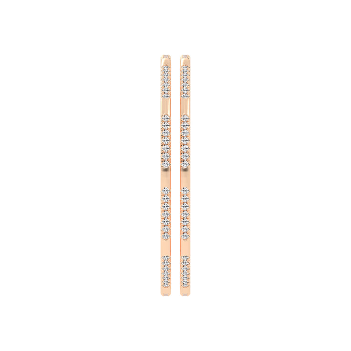 Contemporary Dual-Row Sparkling Bangle