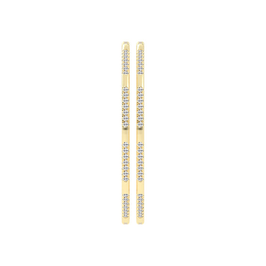 Contemporary Dual-Row Sparkling Bangle