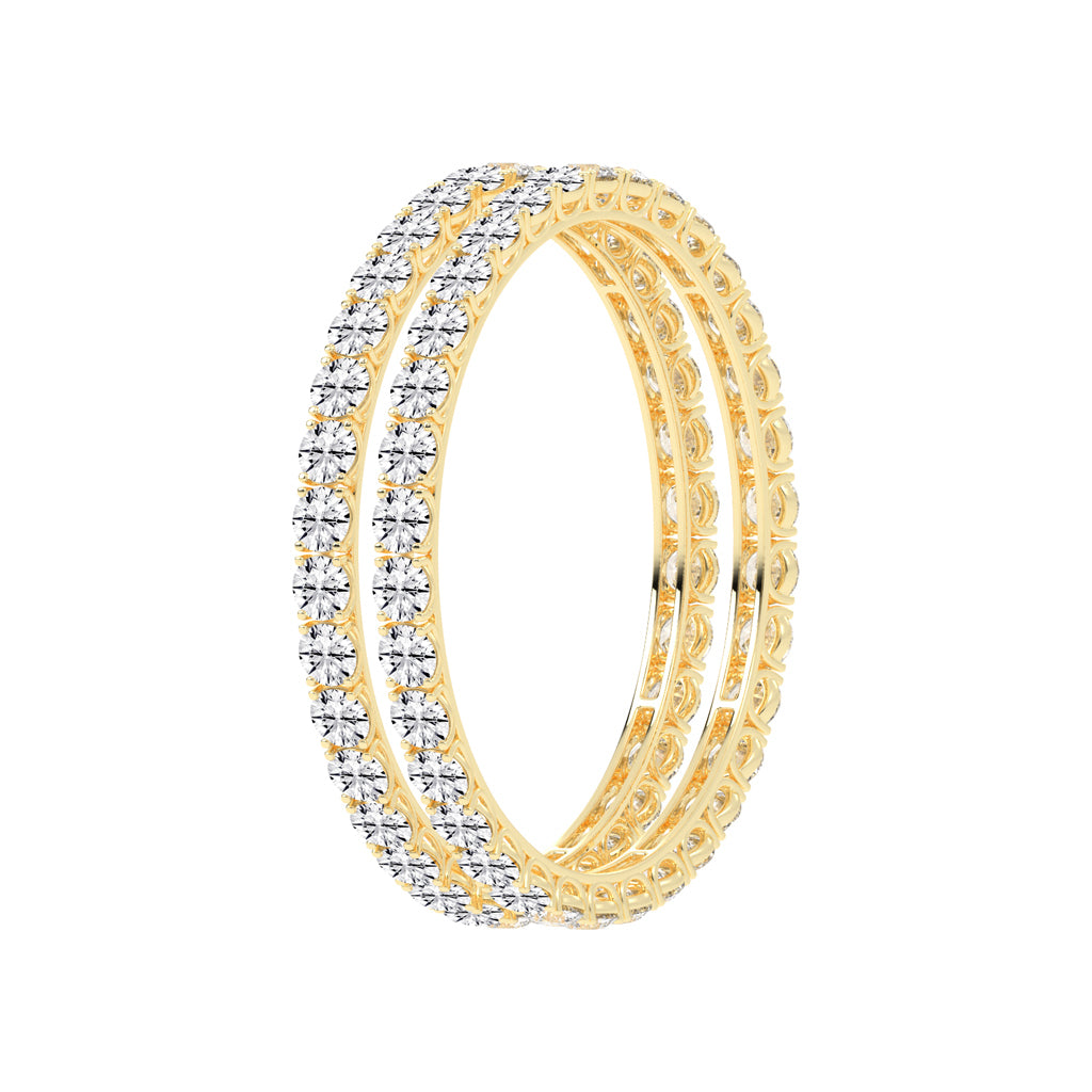 Lustrous Illusion Bangles