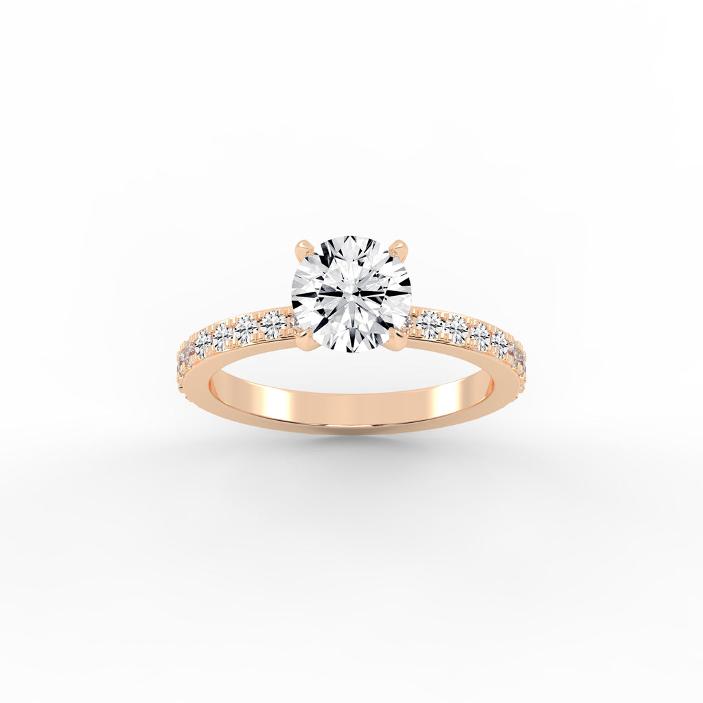 Radiant Elegance Classic Solitaire Ring