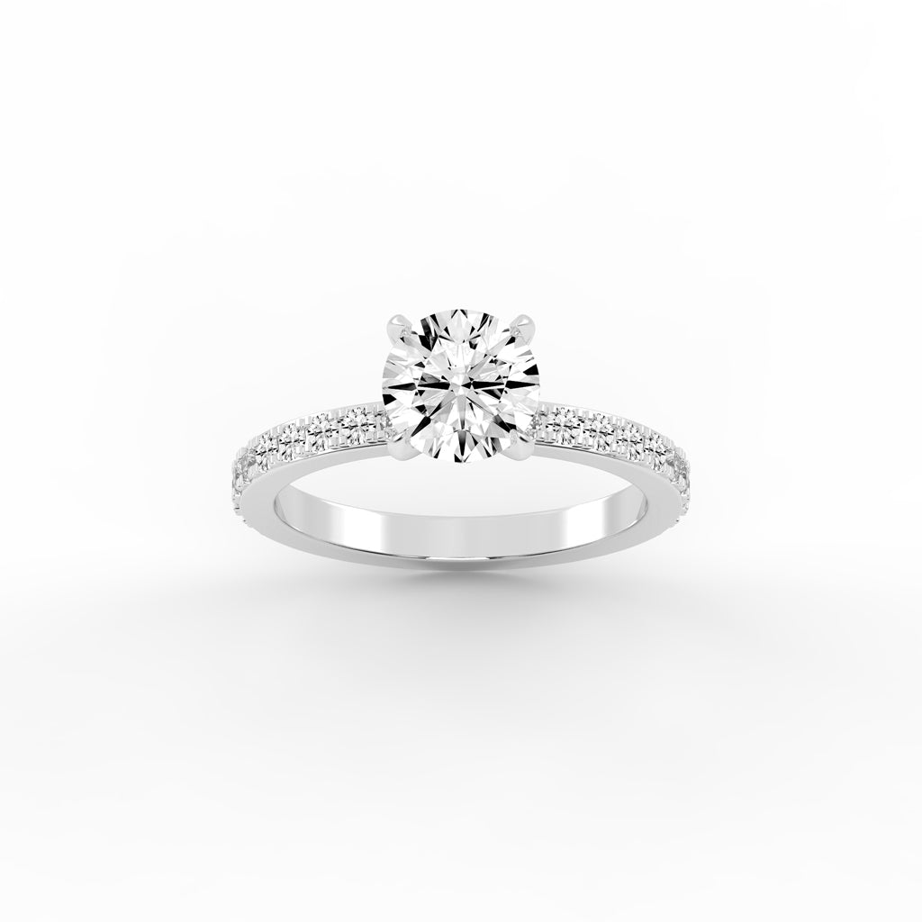 Radiant Elegance Classic Solitaire Ring