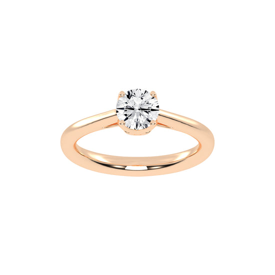 Solvista round cut solitaire lab diamond ring