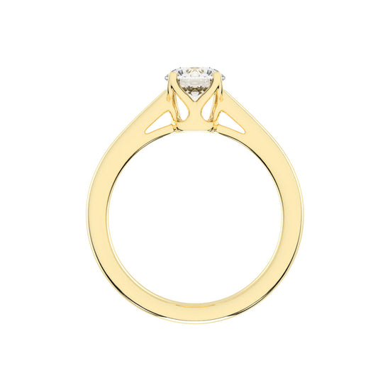 Solvista round cut solitaire lab diamond ring