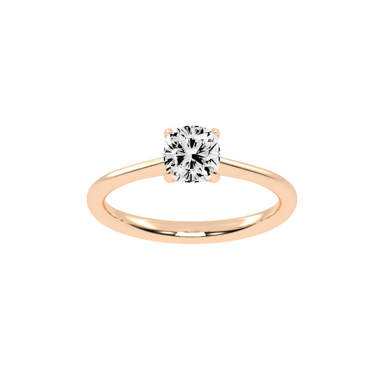 Solivante 1ct Cushion cut solitaire lab diamond ring