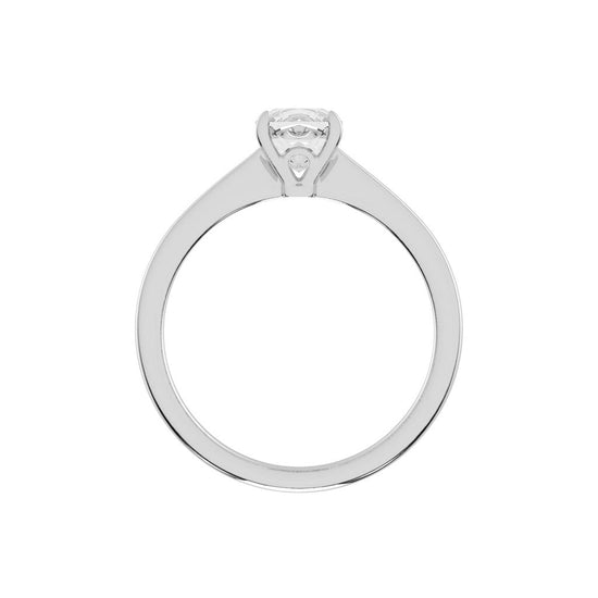 Solivante 1ct Cushion cut solitaire lab diamond ring