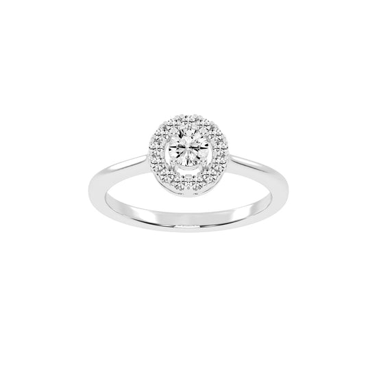 Classic Double Halo Elegance Ring