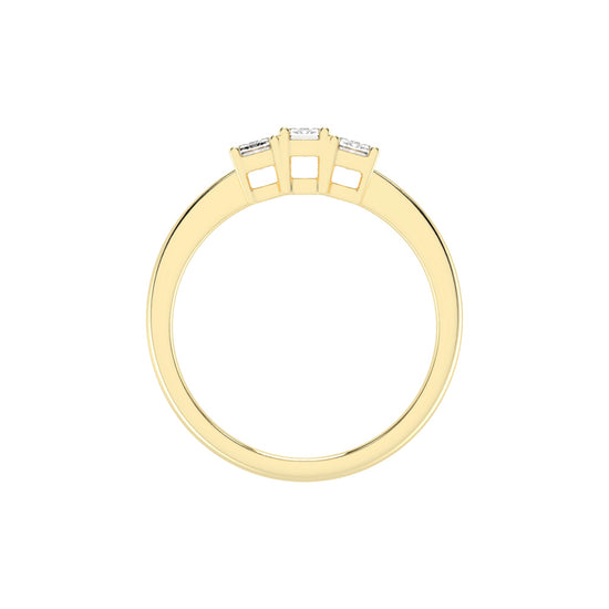 Trinity Emerald-Cut Classic Ring