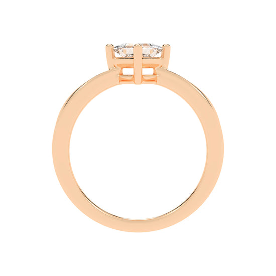 Princess-Cut Solitaire Elegance Ring