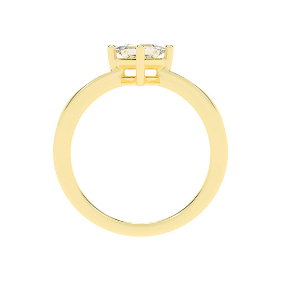 Princess-Cut Solitaire Elegance Ring