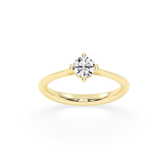 Classic Solitaire Brilliance Ring