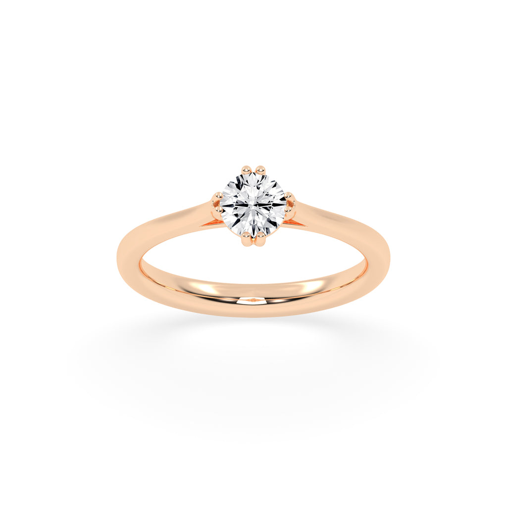 Beautiful Solitaire Love Ring