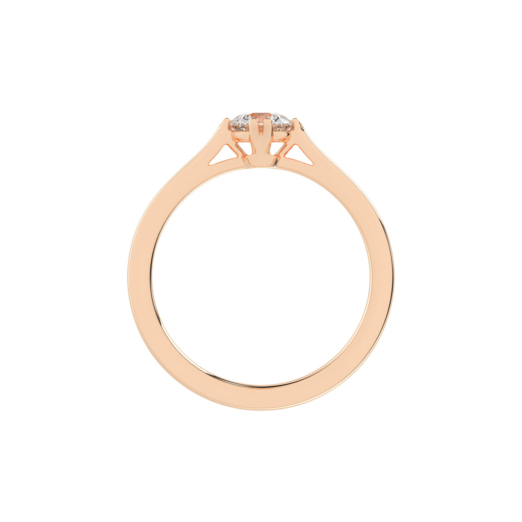 Beautiful Solitaire Love Ring