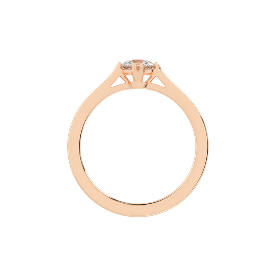 Beautiful Solitaire Love Ring