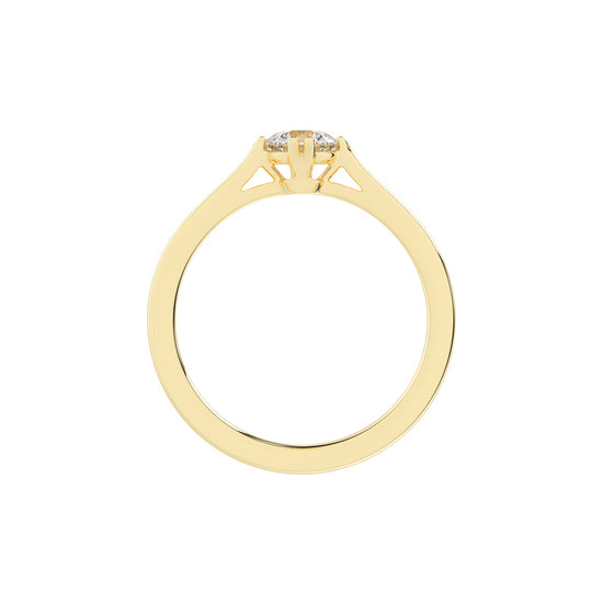 Beautiful Solitaire Love Ring