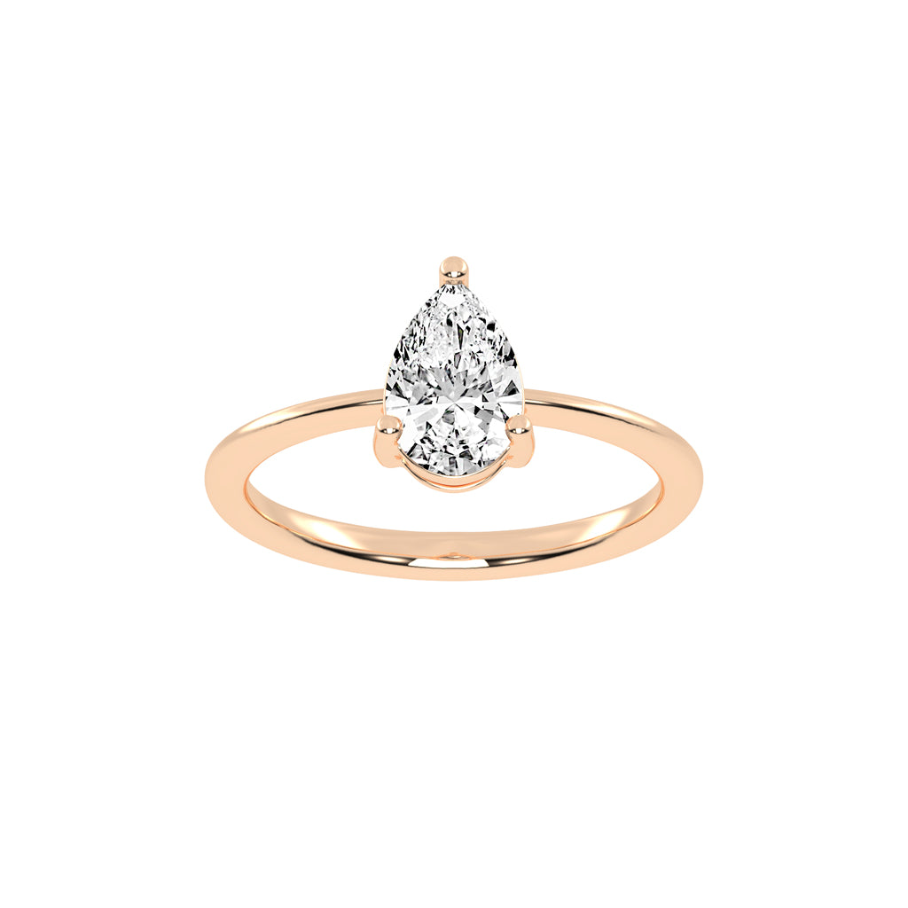Pear Solitaire Engagement Ring