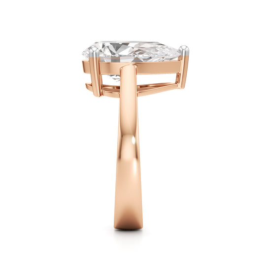 Elysia Pear Diamond Ring