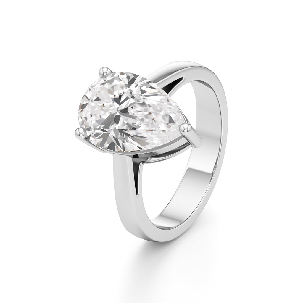 Elysia Pear Diamond Ring