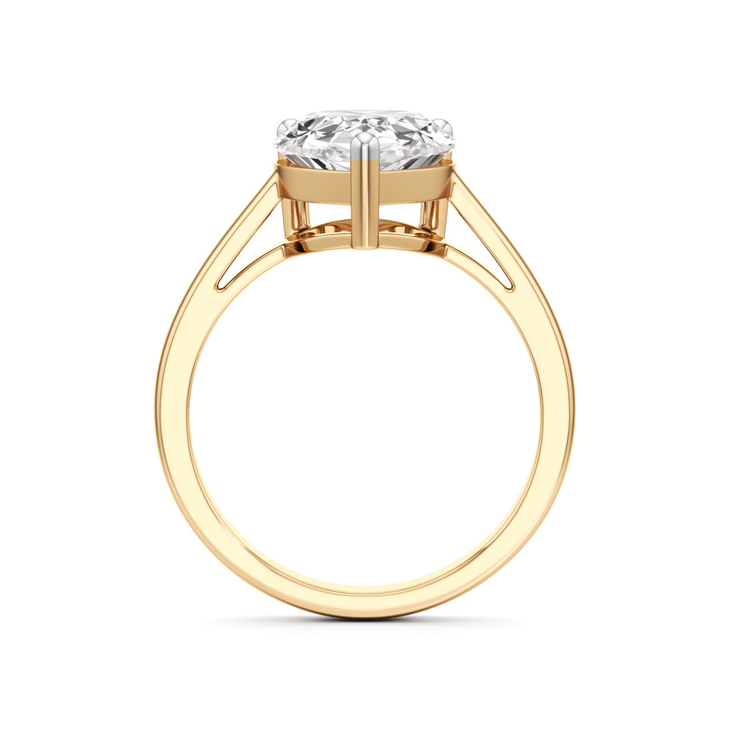Elysia Pear Diamond Ring