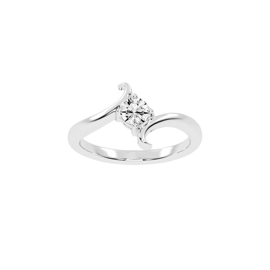 Brilluxe Braided Round Cut Classic Lab Diamond Ring