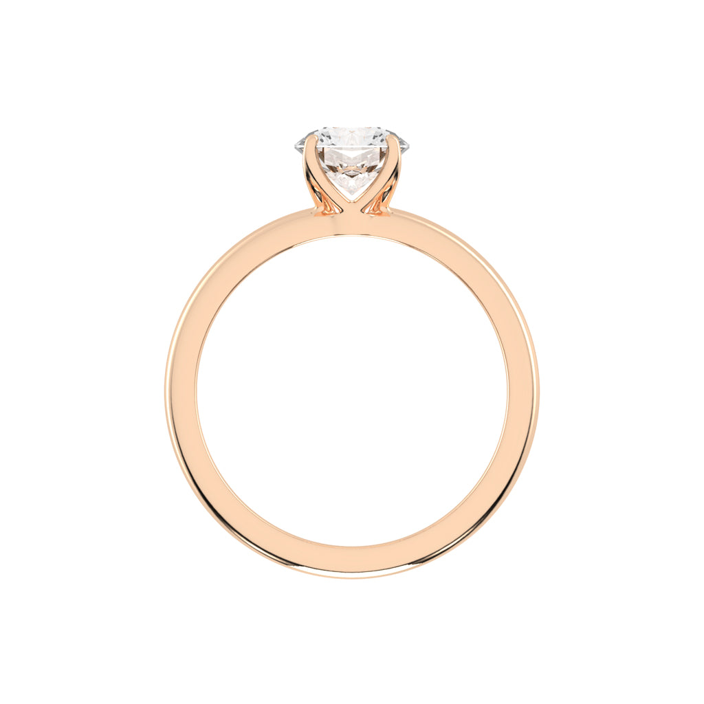 Classic Round Solitaire Engagement Ring