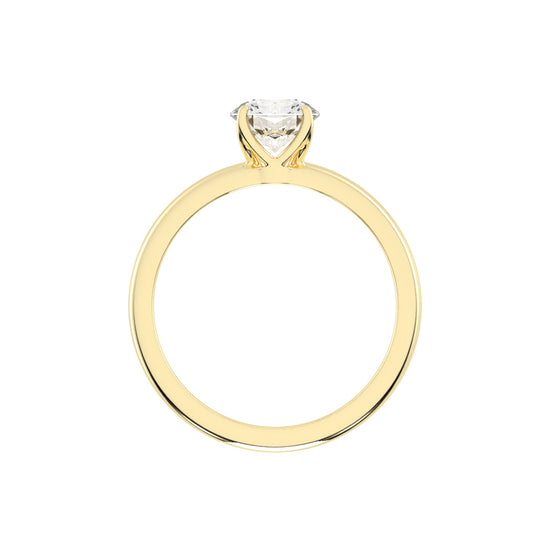 Classic Round Solitaire Engagement Ring