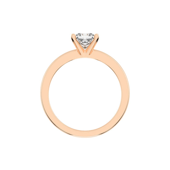 Solien Princes Cut Solitaire Lab Diamond Ring