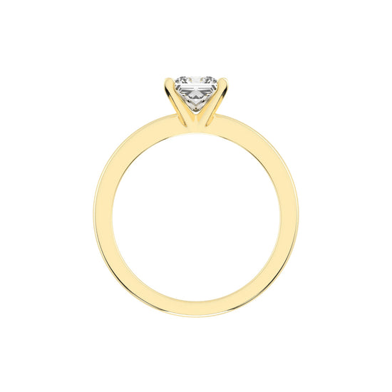 Solien Princes Cut Solitaire Lab Diamond Ring