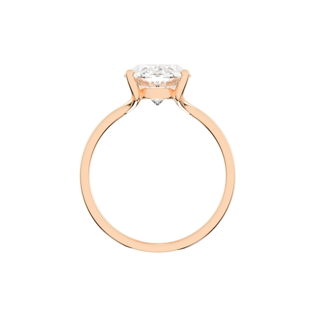 Oval Solitaire Engagement Ring