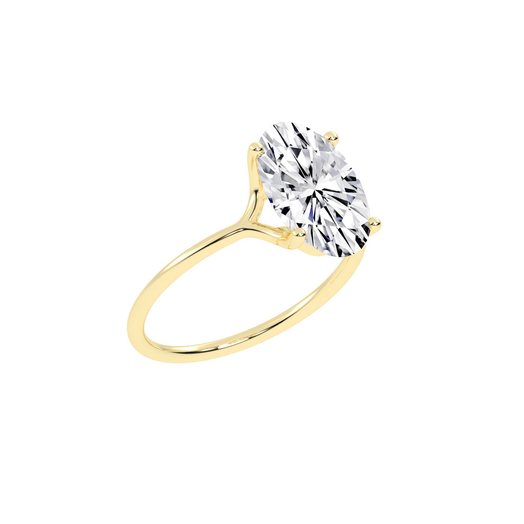 Oval Solitaire Engagement Ring