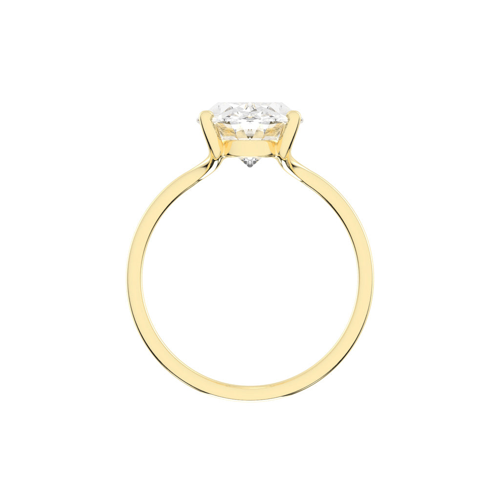 Oval Solitaire Engagement Ring