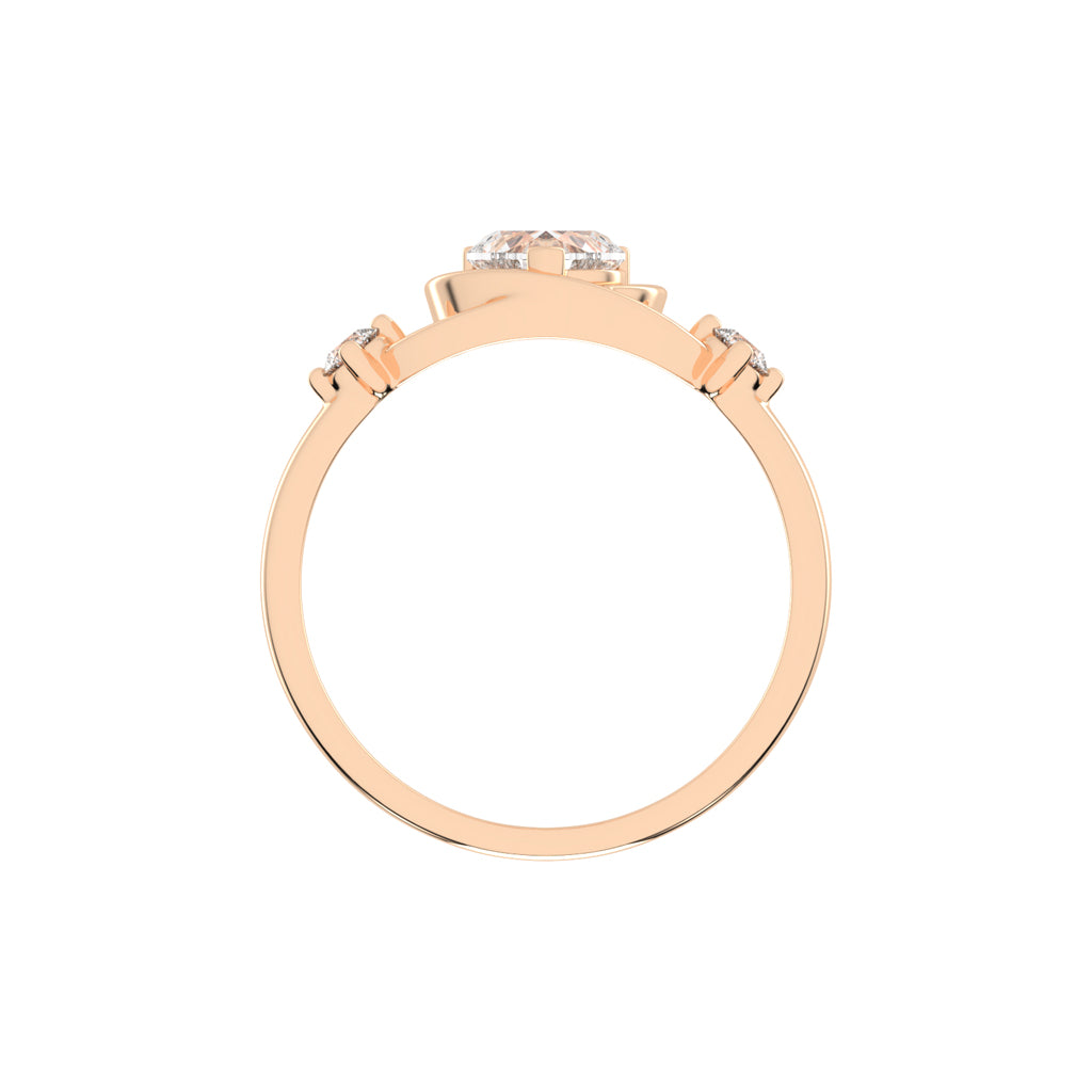 Crowned Heart Promise Ring