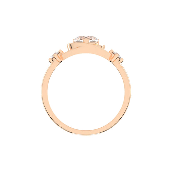 Crowned Heart Promise Ring